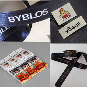 2 màu + 1 màu polyester satin nhãn máy in flexo SY cuộn để cuộn vải may nhãn máy in giá - Product Image 6