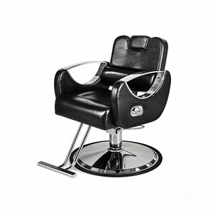 Chaises de coiffure pour salons de coiffure, chaises spécialisées pour salons de coiffure pliables, relevables, rotatives et un tabouret de coupe de cheveux - Product Image 5