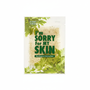 Ultru Quality Real Mugwort Calming Mask Sheet 1 Sheet for Skin Care I'm Sorry for My Skin - Product Image 2