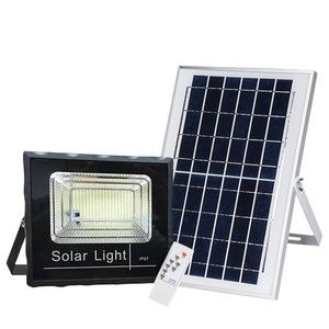 Ngoài trời Powered năng lượng mặt trời dẫn lũ ánh sáng sân vườn không thấm nước sân vận động nhôm vỏ IP67 năng lượng mặt trời đèn lũ 100W 200W - Product Image 1