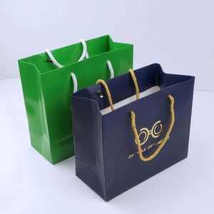 High-end New Arrival Customized Pink Color CMYK Printing Art <b>Paper</b> Shopping Bag for Clothing Packaging - Product Image 2