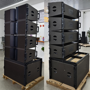 Dual 10 Inch Line Array Hanging Stage Dj Outdoor <strong>Speakers</strong> Set Compact Professional Powered Passive Line Array <strong>Speaker</strong> System