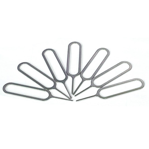 2024 Hot Bán gói tùy chỉnh thép không gỉ Pin Eject công cụ <span class=keywords><strong>Sim</strong></span> khay thẻ Eject Pin Remover ejector - Product Image 1