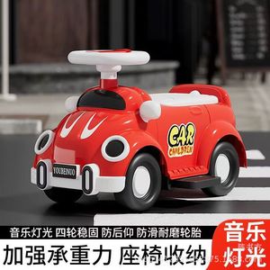 Childrens Ride On Car Plastic Four Wheeled Balance Bike For 1-3 Years Old Kids Toy Vehicle Unisex - Product Image 3