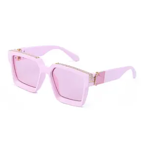 2023 Neueste Square Hot Fashion Männer Frauen Luxus-Anbieter Schatten benutzer definierte Logo Marken Shade trend ige Designer-Sonnenbrille