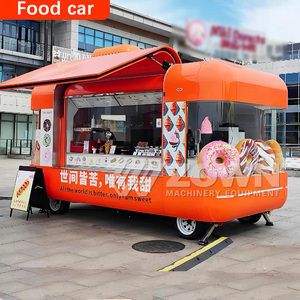 Chariot alimentaire mobile en forme de capsule avec couvercle hydraulique pour boissons, idéal pour les places et les parcs - Product Image 6