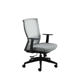 Mesh Executive Swivel Computer Task <strong>Chair</strong> Plastic Ergonomic Mesh <strong>Office</strong> <strong>Chair</strong> with <strong>Adjustable</strong> <strong>Arms</strong> and Thick Padding Seat - Product Image 2