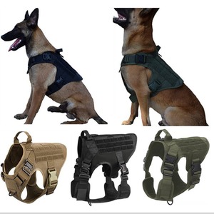 Wholesale Padded Nylon Solid Outdoor <strong>Weighted</strong> <strong>Dog</strong> Harness <strong>Vest</strong> No Pull Heavy Duty Training Harness for Medium/Large <strong>Dogs</strong> - Product Image 1
