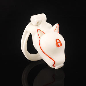 Cosplay cincin kesucian kepala anjing cinta cincin Penis kesucian cincin - Product Image 5