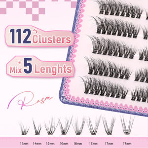 Échantillon gratuit Kit de cils en grappe effet œil de chat Marque privée Cils en grappe effet œil de chat DIY 300d Cils en grappe moelleux effet œil de chat - Product Image 3