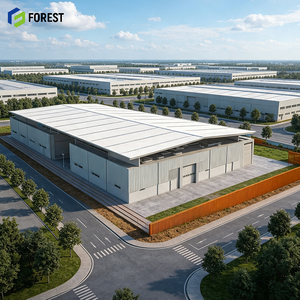 Nave Industrial Modular de Acero Estructural Resistente al Fuego, Planta de Fabricación Prefabricada de Alta Resistencia - Product Image 1