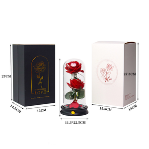 Caja de Regalo de Lujo Personalizada con Rosas Rojas para San Valentín, <span class=keywords><strong>Navidad</strong></span> <span class=keywords><strong>y</strong></span> Graduación 2026 - Empaque de Flores Eternas (Venta al Por Mayor) - Product Image 6