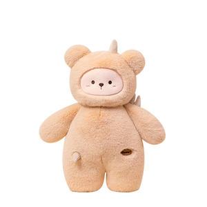 Coussin mignon en forme de fruit (poire, pêche) <span class=keywords><strong>Nicole</strong></span>, en peluche courte rembourrée de coton PP, hauteur 31-50 cm, pour voiture, canapé, bureau - Product Image 1