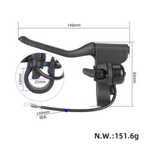 Palanca de Freno Izquierda con Campana para M365 Pro / Pro2 1S Essential, Repuesto de Manija de Freno de Fibra de Carbono y Nylon para Scooter - Product Image 2