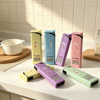 Briquet rectangulaire mince jetable pour usage quotidien, flamme turbo réglable, haute qualité, pas cher
