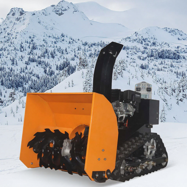 Remote Control Snow Blower Robot Controlled Snow Thrower