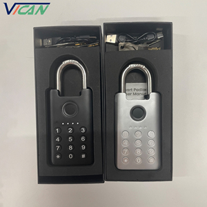 Cadenas intelligent à empreinte digitale OEM, rechargeable, avec mot de passe numérique, antivol, en métal, pour entrepôt et stockage - Product Image 1