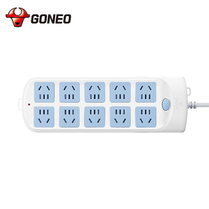 Chất lượng cao Surge Protector Outlet 10 <span class=keywords><strong>AC</strong></span> Ổ Cắm Điện mở rộng dải tùy chỉnh mở rộng Dây phẳng cắm ổ cắm không thấm nước - Product Image 2