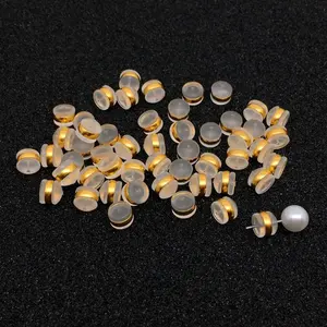 Groothandel Sieraden Onderdelen Earring Sluiting Bevindingen Bloem Vormige Messing Oorbel Clip Backs Voor Sieraden Sets Maken