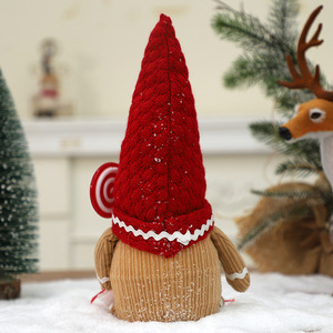 Gnomi Luminosi a LED, Ornamenti a Forma di Lecca-lecca, Statuette Luminose da Tavolo per Decorazioni Natalizie e Invernali, Regalo per la Casa - Product Image 4