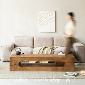 Panca Lunga in Legno di Pino Massiccio per Cambio Scarpe, <span class=keywords><strong>Tavolino</strong></span> da Caffè, Senza Necessità di Montaggio, per Piccoli Appartamenti, Soggiorno, Casa Vacanze - Product Image 4