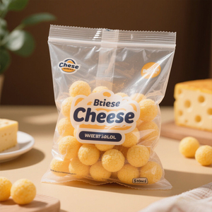 Nachos ชิปแพ็คซูชิแบบสุญญากาศบรรจุซูชิขนมพัฟชีสถุงด้านหลังปิดตรงกลางถุงสำหรับชีสบอล - Product Image 1