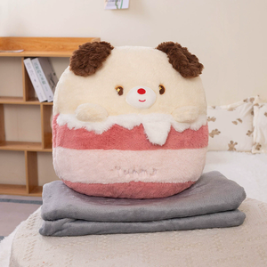 Adorable Peluche de Capibara, Panda, Cachorro, Pingüino, 2 en 1, Manta de <span class=keywords><strong>Aire</strong></span> <span class=keywords><strong>Acondicionado</strong></span>, Muñeco de Peluche, Almohada para Dormir - Product Image 3