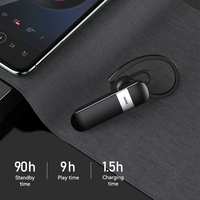 Casque Bluetooth Remax, écouteur sans fil Bluetooth mains libres avec 9 heures d'autonomie et micro à réduction de bruit pour chauffeur de camion