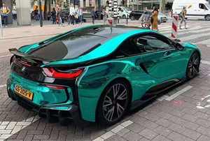 Kit de carrocería de fibra de carbono de alta calidad BTC para BMW I8 a estilo Berserker eléctrico labio delantero difusor trasero falda lateral Spoiler Bodykit - Product Image 2