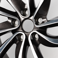 Jantes de voiture en alliage d'aluminium moulé par flux BZ OEM, jantes auto 18 19 pouces 5x114.3 pour Toyota Honda Nissan Mazda Lexus Hyundai Kia