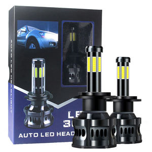 Ampoules de phares LED à 8 faces en gros H4/H1/H3/H7/H11/9005-9007 HB3/4, feux de route Canbus 12V, ajustement universel - Product Image 1