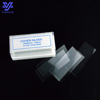 Lab Supplies Microscope Glass Cover Prepared Frosted Plain Cover Slips Slide Microscope Slides