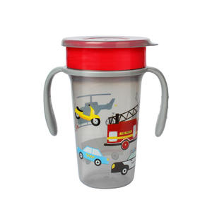 Gobelet d'apprentissage en silicone anti-fuite à <span class=keywords><strong>360</strong></span> degrés pour bébé et enfant, personnalisé en gros, avec poignée - Product Image 4