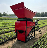 Machine de broyage de terre entièrement automatique pour semis en serre, équipement de culture de riz et de légumes pour pépinières