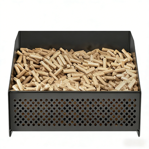 Conteneur à granulés en métal noir élégant et simple, facile à nettoyer, <span class=keywords><strong>pour</strong></span> l'intérieur et l'extérieur, boîte <span class=keywords><strong>de</strong></span> <span class=keywords><strong>rangement</strong></span> <span class=keywords><strong>pour</strong></span> granulés en acier au carbone - Product Image 3