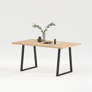 Grandes tables de restaurant en <span class=keywords><strong>bois</strong></span> de chêne massif mdf pour 8 personnes - Product Image 2