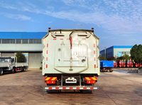 Camion balayeuse-laveuse électrique purement électrique de 8 tonnes |   Véhicule d'assainissement municipal à émissions zéro pour le lavage et le balayage