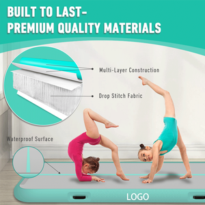 Colchoneta inflable <span class=keywords><strong>Airtrack</strong></span> para gimnasia 3 4 5 6 <span class=keywords><strong>m</strong></span> con bolsa de transporte y bomba de aire eléctrica - Product Image 4