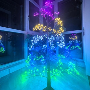 Luces Decorativas RGB de 36V para Centros Comerciales, Bodas, Casas Nuevas, con Degradado de Color, Tipo Fuegos Artificiales, para Árboles de Navidad - Product Image 1