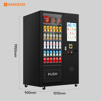 Máquina Expendedora Inteligente BANDENG Engineering con Pantalla LED, Refrigeración por Compresor, Múltiples Opciones de Pago y Monitoreo Remoto