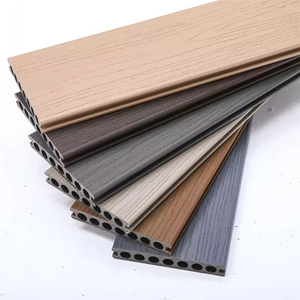 Suelos de WPC para Exteriores, Impermeables, Antideslizantes, Ecológicos, Resistentes al Fuego, Fáciles de Instalar con Sistema de Clic, para Balcones, Pasillos, Patios, <span class=keywords><strong>Piscinas</strong></span> - Product Image 1