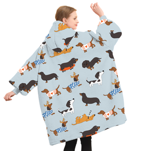 Felpe da donna in <span class=keywords><strong>pile</strong></span> Sherpa con cappuccio personalizzato <span class=keywords><strong>coperta</strong></span> con cappuccio oversize <span class=keywords><strong>coperta</strong></span> con cappuccio per adulti in porcellana cinese - Product Image 5