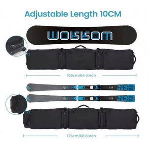 Muestra Gratuita, Bolsa de Viaje Personalizada para Esquí, Bolsa Grande para Snowboard, con Ruedas, Acolchada, Impermeable, para Transportar Esquí, Bolsa Deportiva - Product Image 3