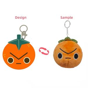 OEM ODM Service portachiavi in peluche personalizzato Anime Plusie morbido ciondolo peluche peluche giocattolo portachiavi per la promozione - Product Image 1