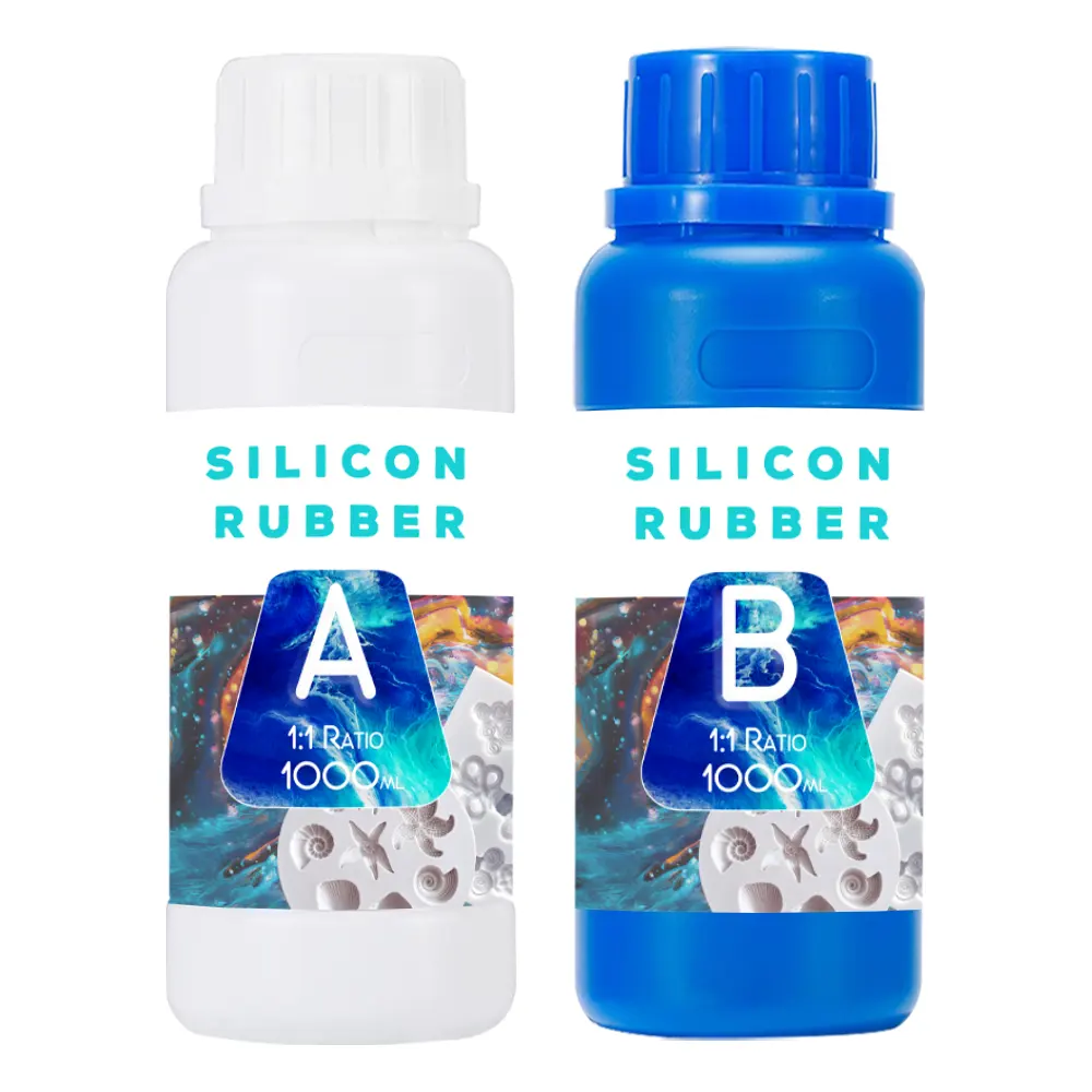 Siliconen Mal Maken Kit 1000Ml A + 1000Ml B 1:1 Vloeibare Siliconen Voor Het Maken Van Schimmels