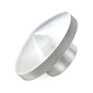 CNC 가공 알루미늄 돔 손잡이 다이아몬드 널링