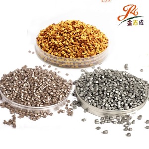 Gold <b>Masterbatch</b> TPU PE PP Cylinder Shape JZC321 High Sun Resistance 6-8 For <b>Plastic</b> Coloring - Product Image 3