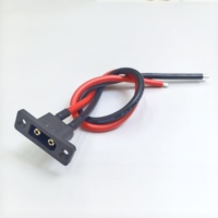 Connecteur mâle-femelle personnalisé Amass XT90E-M avec câble en silicone 10AWG 12AWG 14AWG, assemblage de câbles de 15cm 20cm 30cm 50cm