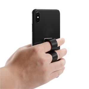 Support de téléphone pour iPhone, plusieurs couleurs, anneau de <span class=keywords><strong>doigt</strong></span>, adhésif double face, crochet tissé, anti-chute - Product Image 1