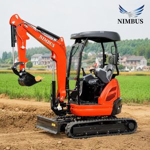 Mini-excavatrice EU LOGWAY Dealer Choice pour entreprise de location avec capot moteur, pince et chenilles en caoutchouc - Product Image 1
